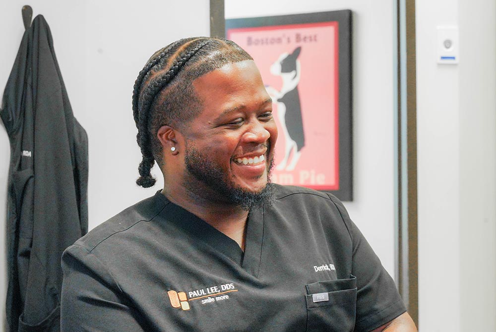 A male dental staff member of Dr. Paul Lee, DDS